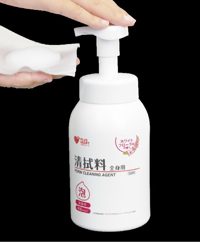 PH（プラスハート）清拭料泡　WF全身用550ml